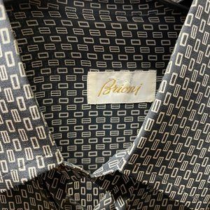 Brioni Men's 100% Silk Shirt